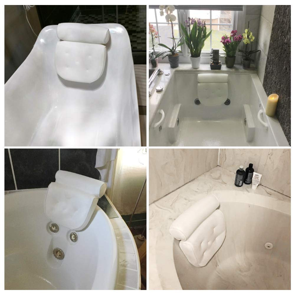 AmazeFan Almohada de baño ideal para spa en casa y relajación