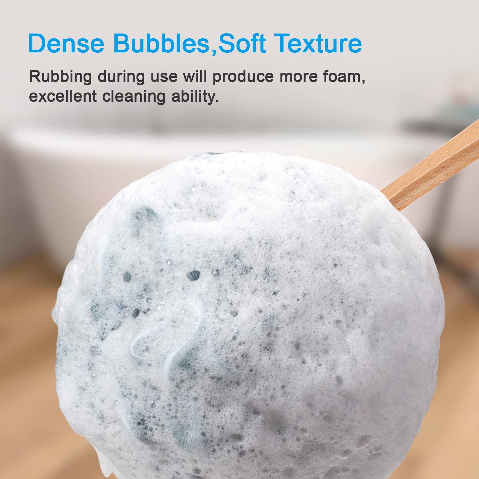 AmazerBath espuma-generosa facilita limpieza suave y eficiente.