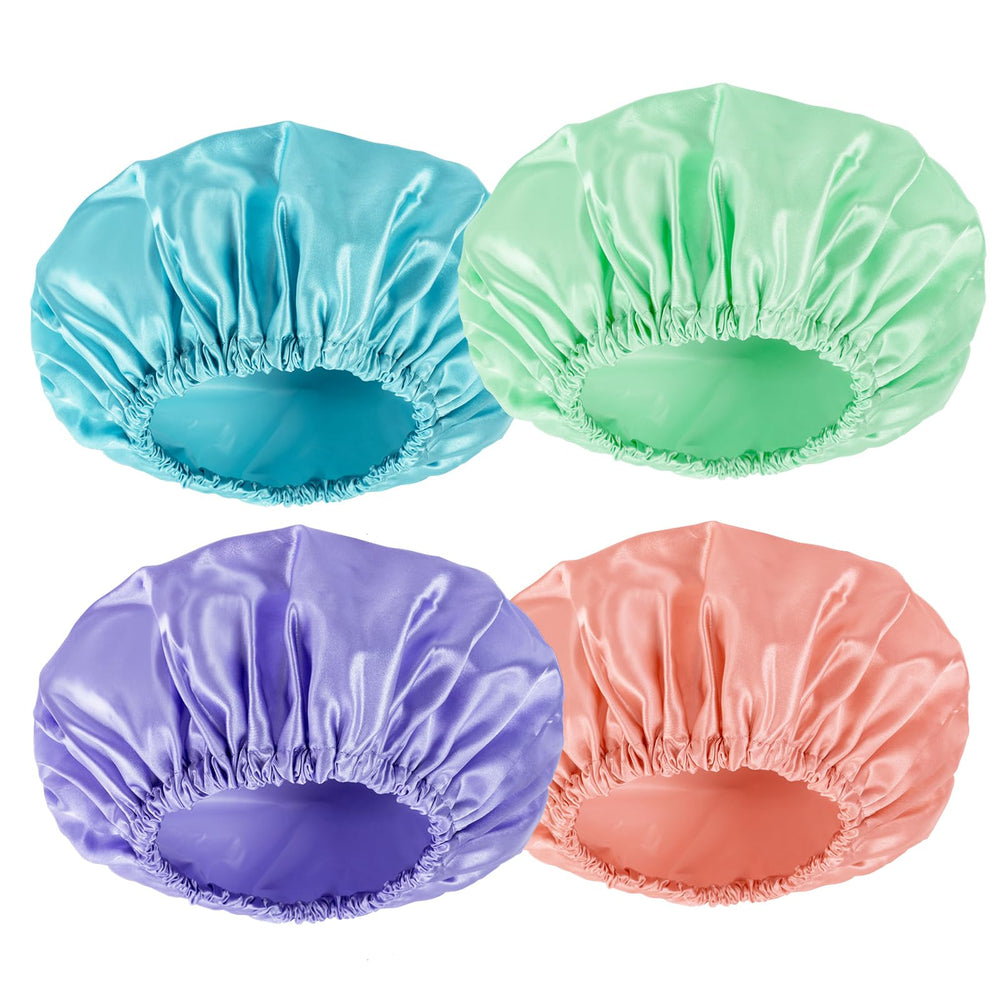 Gorro AmazerBath de doble capa mantiene el cabello seco durante la ducha