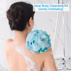 AmazerBath lufa con lazo para secado rápido tras la ducha.