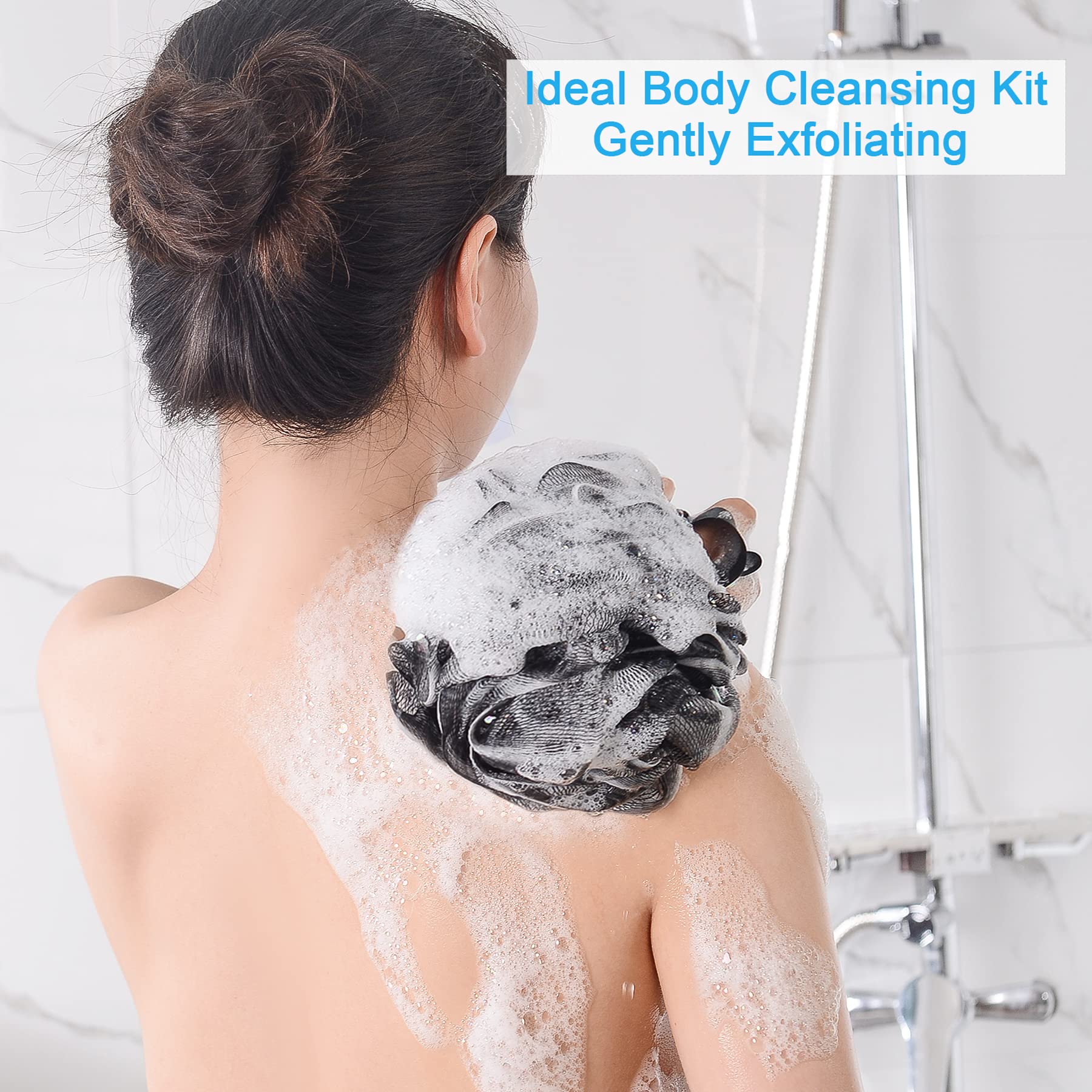 AmazerBath lufa con nudo reforzado para mayor durabilidad