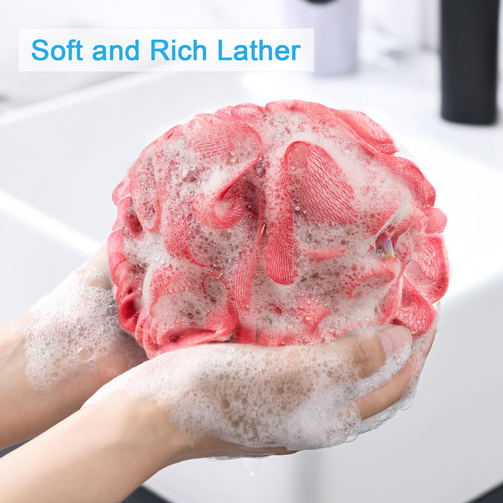 Esponja AmazerBath set4 SunsetBerry, colores elegantes para el baño y la limpieza.