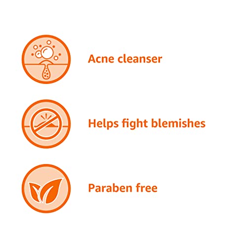 Amazon Basics acne wash daily-use routine for clearer skin.