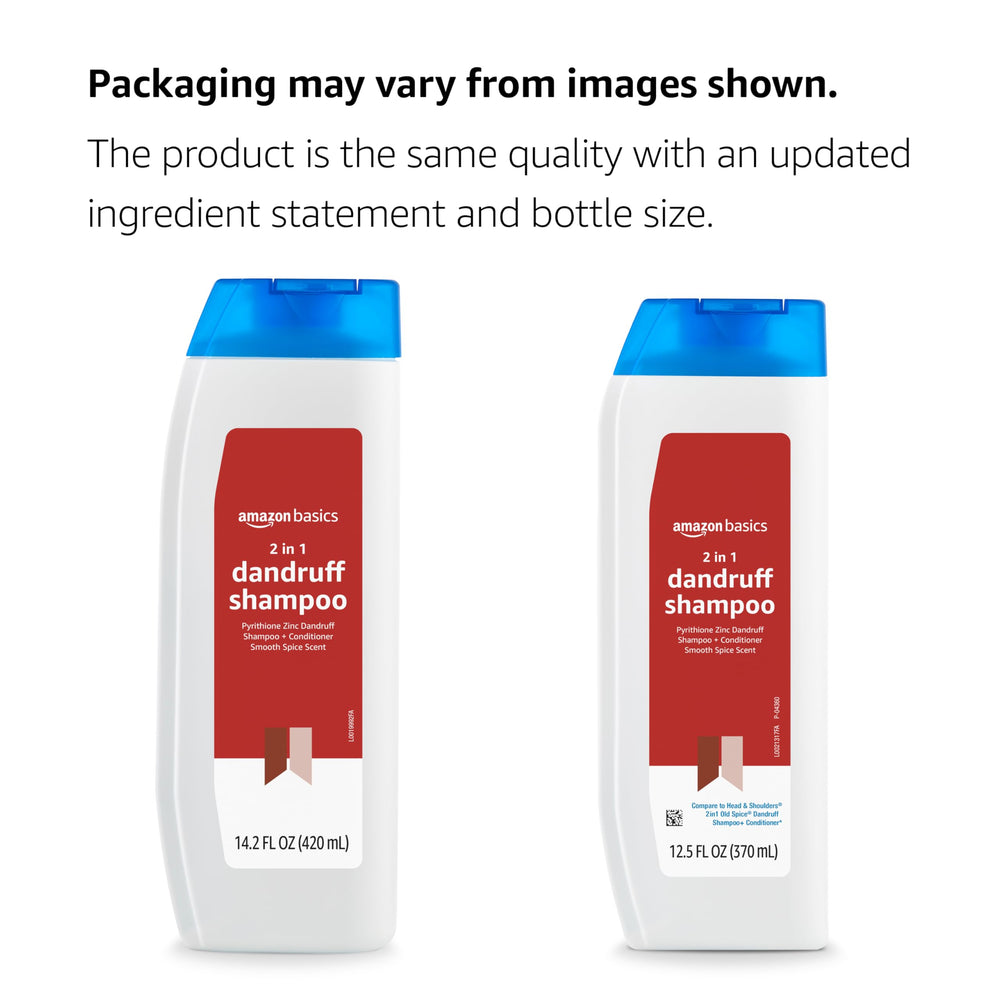 Amazon Basics 2-in-1 packaging shot emphasizing cruelty-free and USA-made.