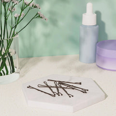 Amazon Basics No Slip Bobby Pins color matched for brunette looks