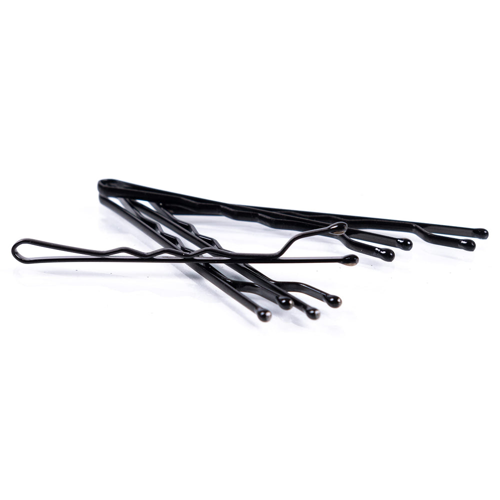 Amazon Basics Bobby Pins packaging with compact storage.