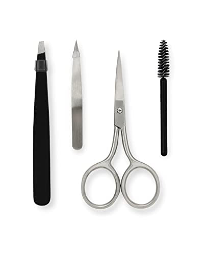Amazon Basics Brow Kit tweezers remove fine hairs with precision.