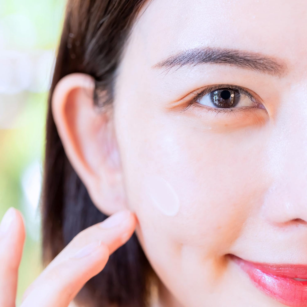 Amazon Basics clean skincare routine setup with the spot treatment.