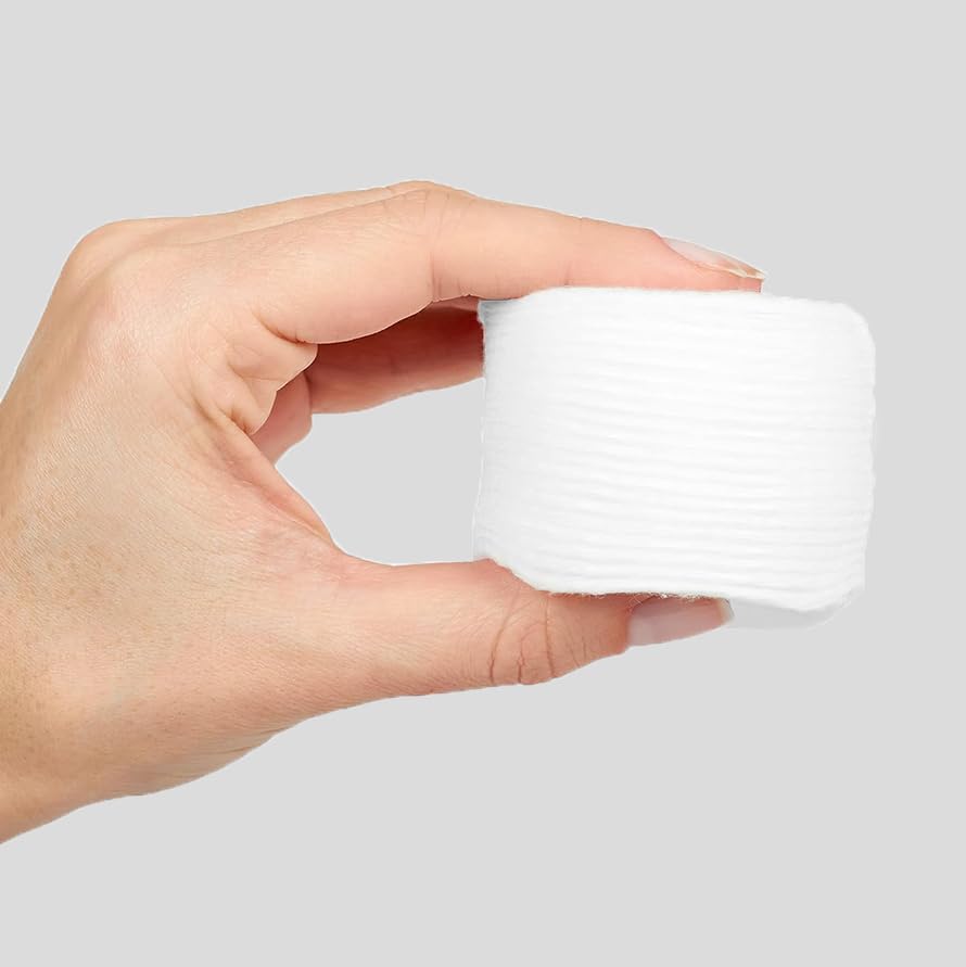 Amazon Basics cotton rounds hypoallergenic option for gentle daily skincare