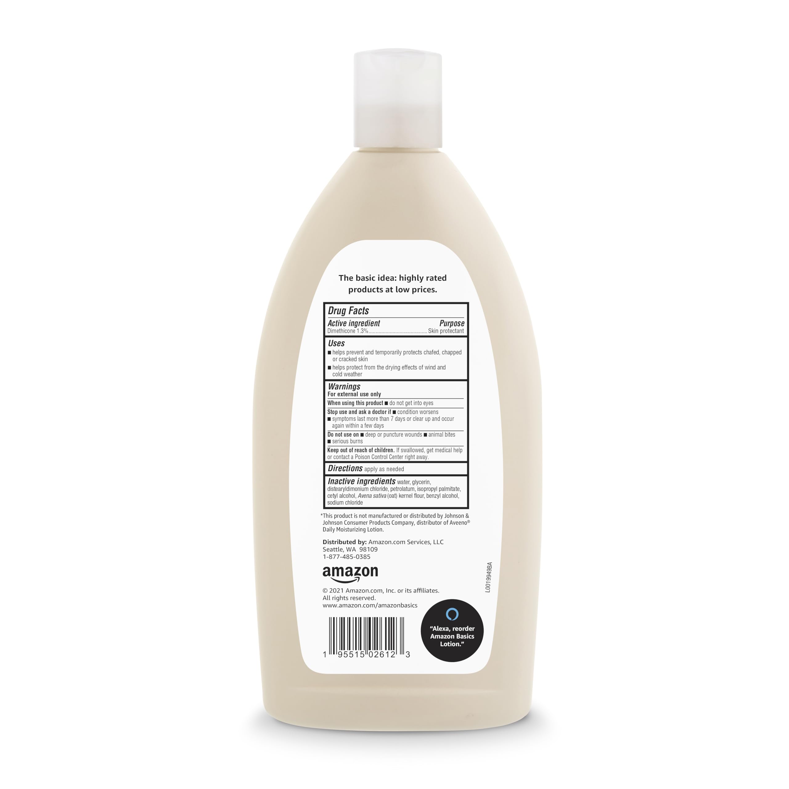 Ingredient panel close-up emphasizing colloidal oatmeal for nourishing protection