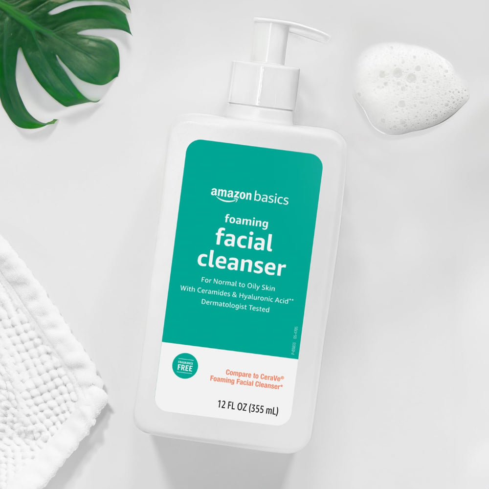 Amazon Basics probado dermatológicamente para piel normal a grasa sin fragancia