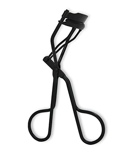 Amazon Basics eyelash curler thick pads for extra lash volume.