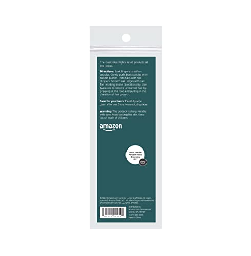 Amazon Basics finger nail clippers provide precise trimming for neat nails