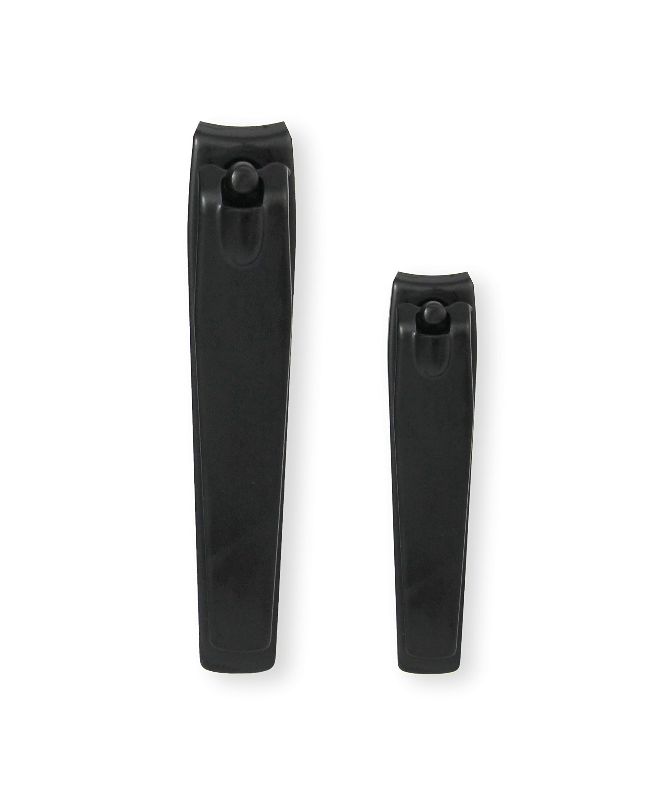 Amazon Basics fingernail clipper with sleek black finish and reliable cuts.