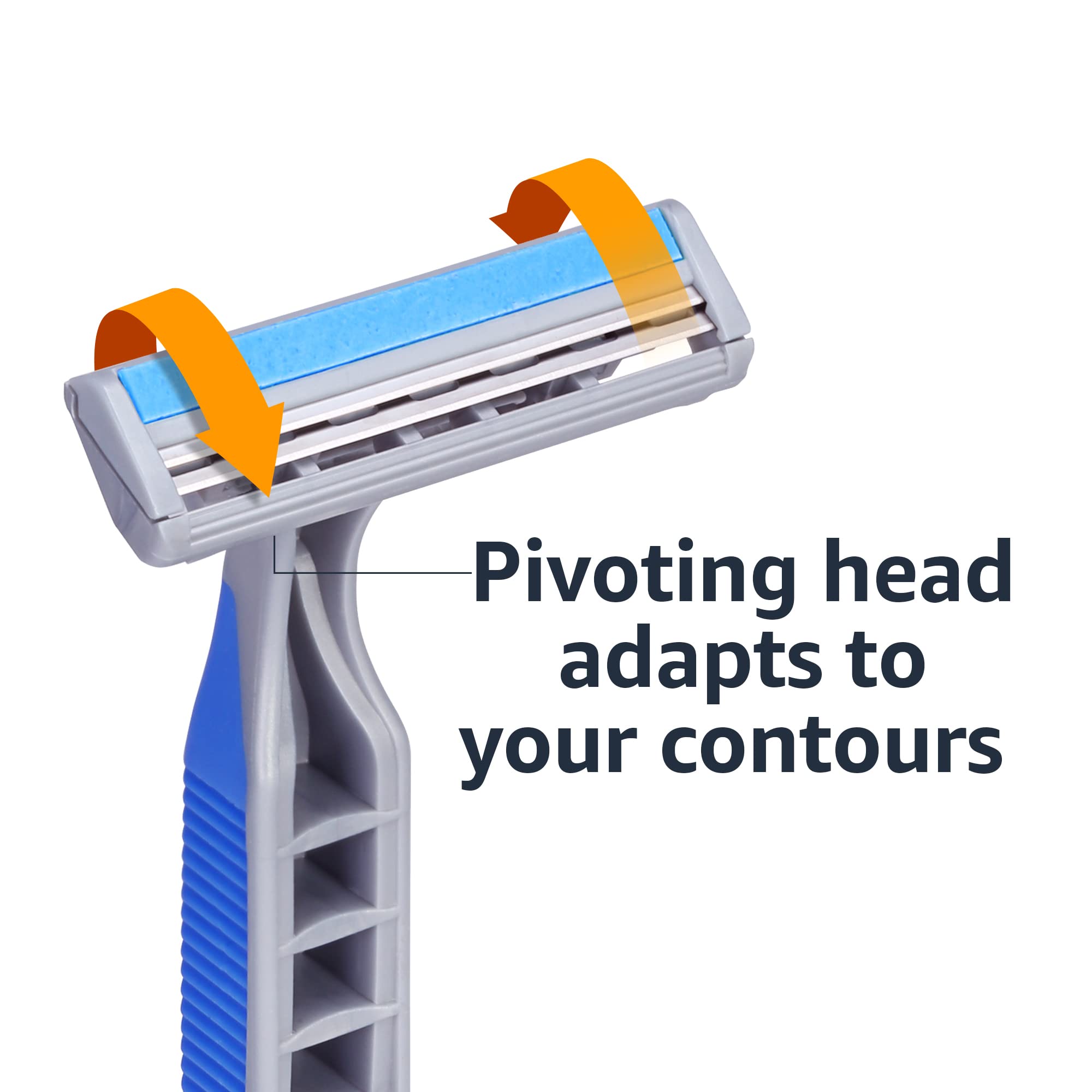Amazon Basics flow-through design keeps blades clean during use