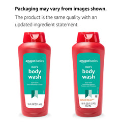 Textura suave del gel de ducha Sport de Amazon Basics, apto para uso diario.