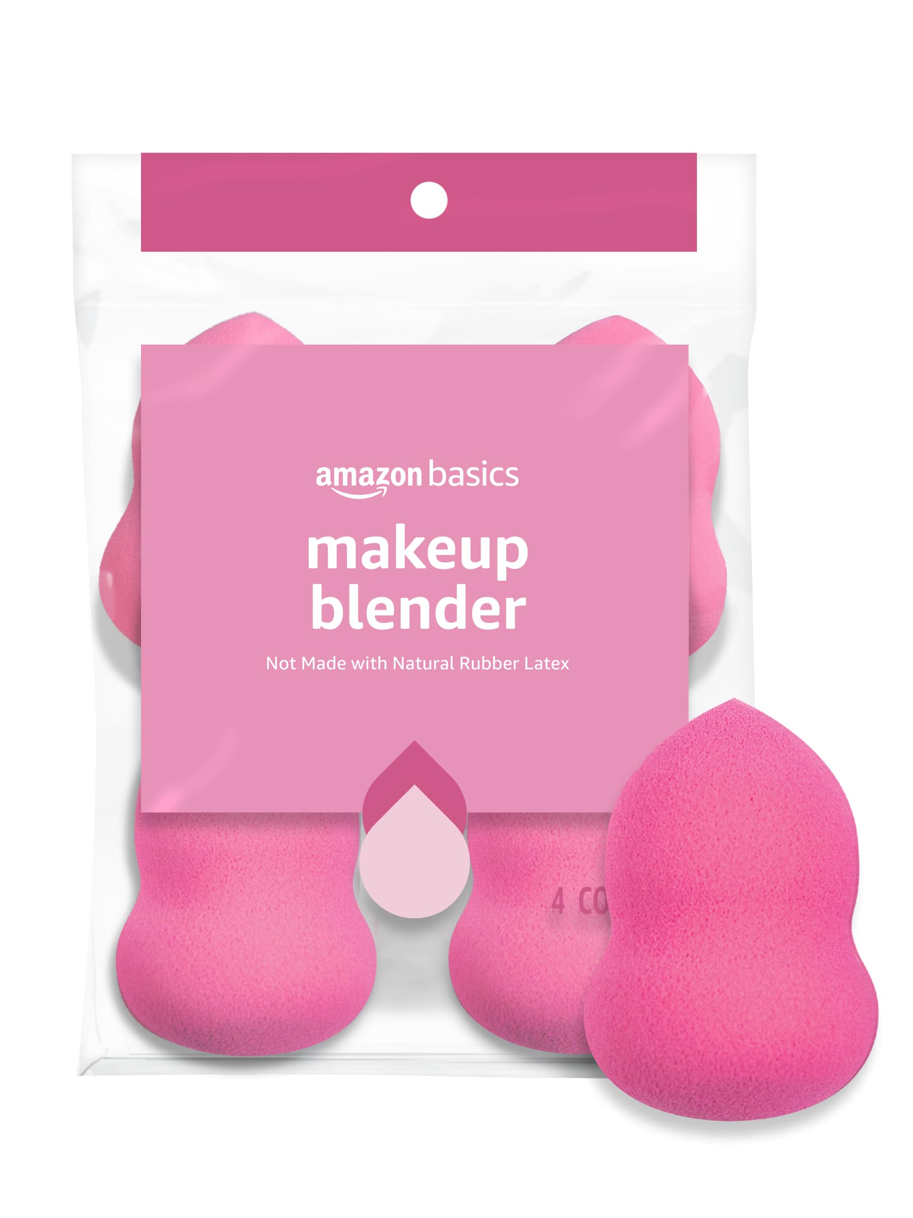Amazon Basics large blending sponge front view for precise flawless application.
