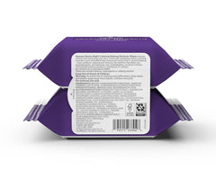 Amazon Basics Makeup Remover Wipes pack back with product details and materials