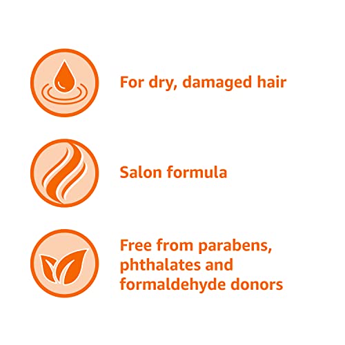 Amazon Basics Moisture Rich Conditioner on bathroom shelf for daily use