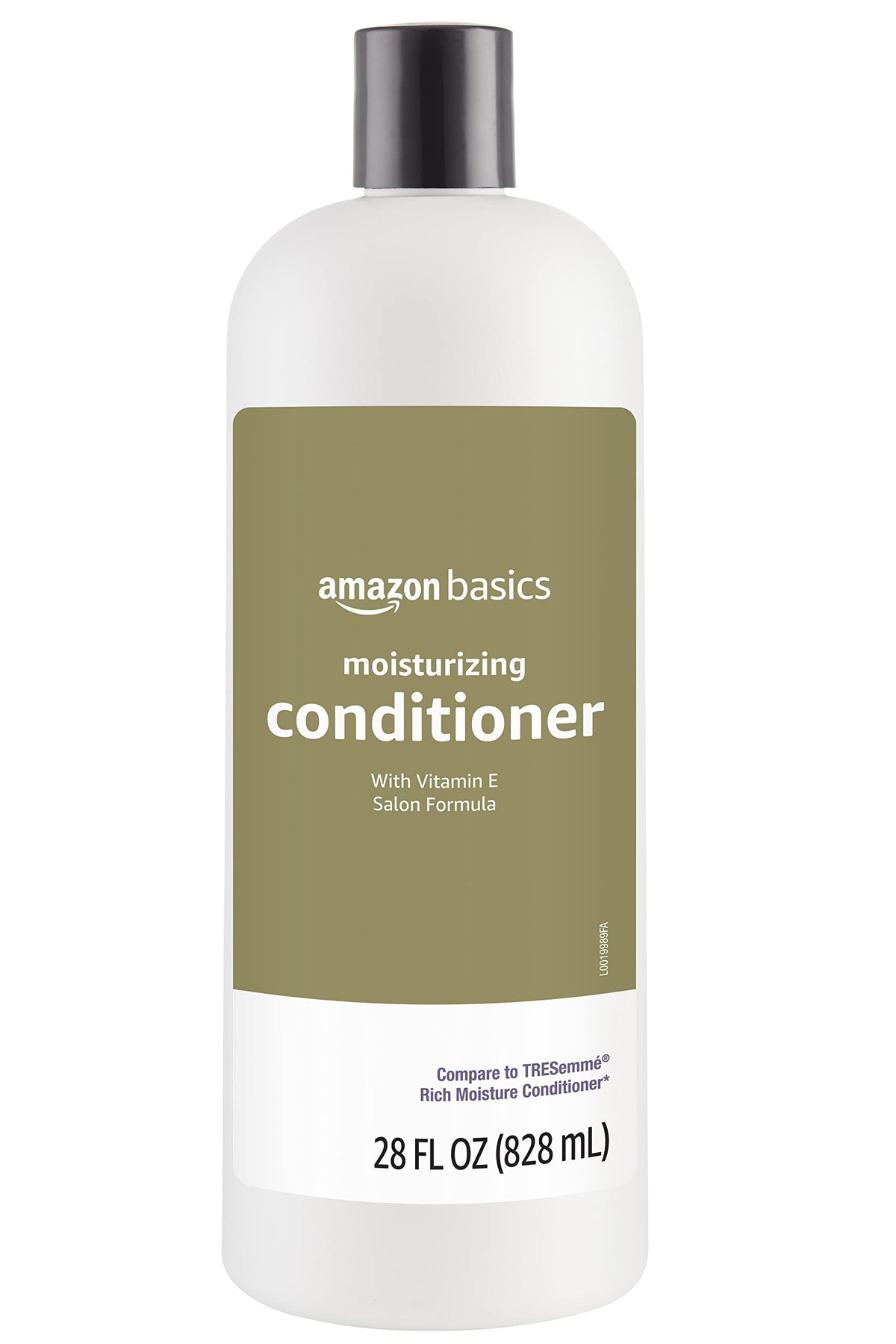 Amazon Basics Moisture Rich Conditioner bottle front view for soft, manageable hair