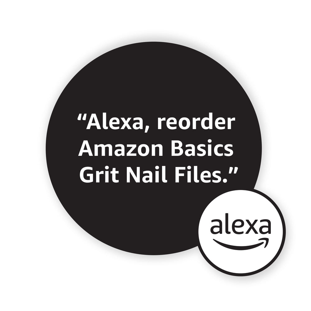 Amazon Basics padded nail file set aids comfortable shaping.