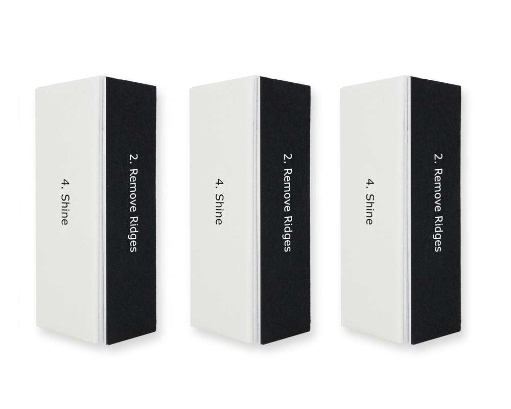 Amazon Basics nail buffer blocks deliver a shiny finish with care.