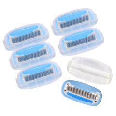 Amazon Basics razor refills packaging-variation shows consistent quality.