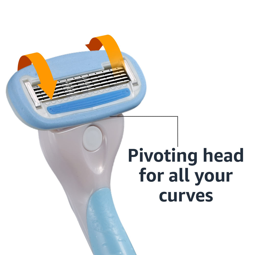 Amazon Basics razor used in shower for a simple daily routine.