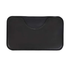 Amazon Basics mat texture provides secure footing beside a salon chair