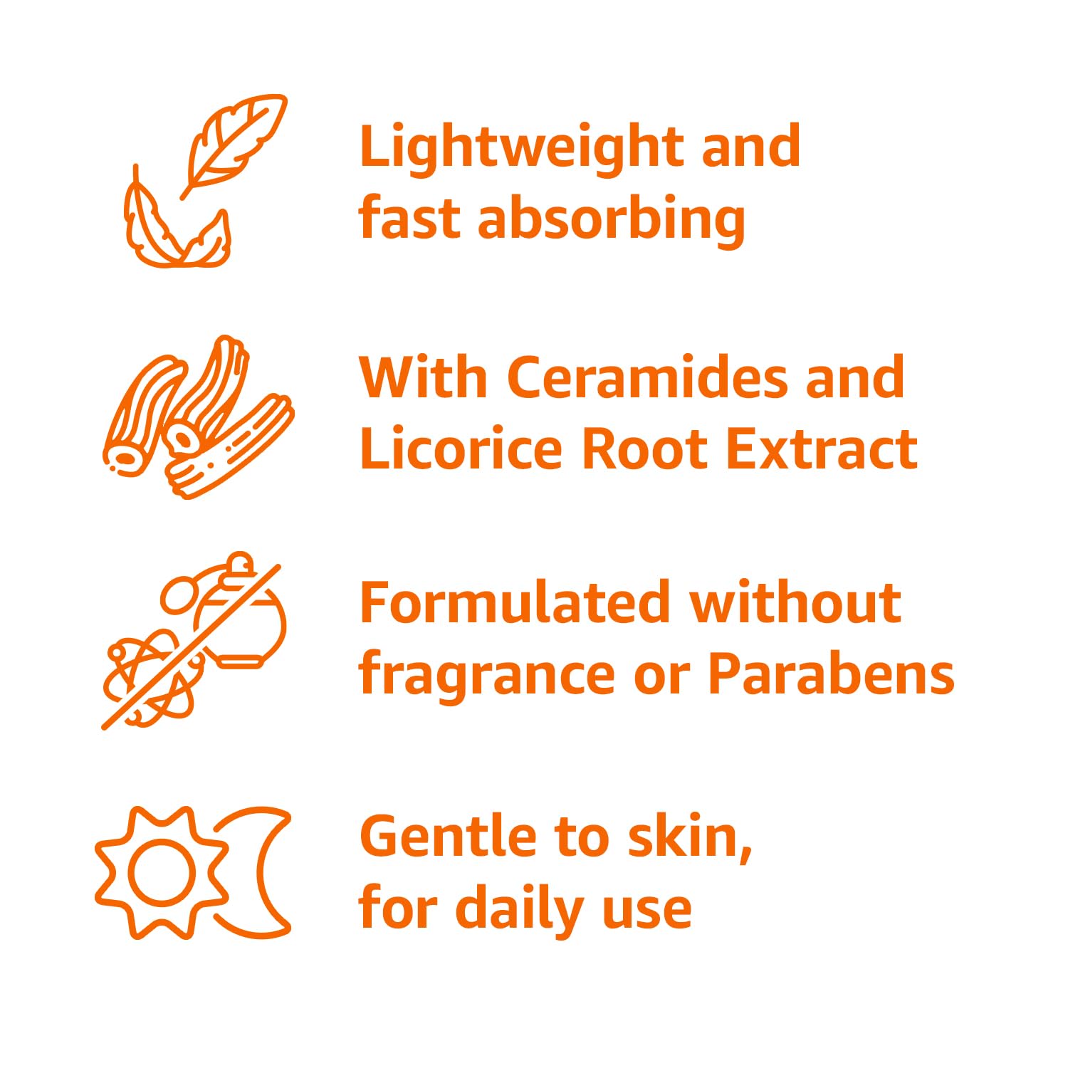 Textura ligera y absorción rápida del Serum de Retinol de Amazon Basics