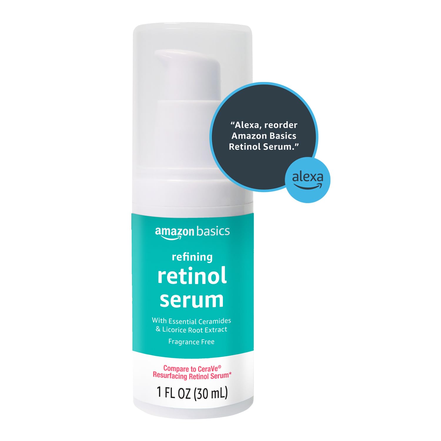 Uso diario con Amazon Basics Retinol Serum para un rostro limpio