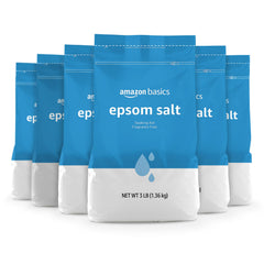 Amazon Basics sal de Epsom para bano, relaja los musculos