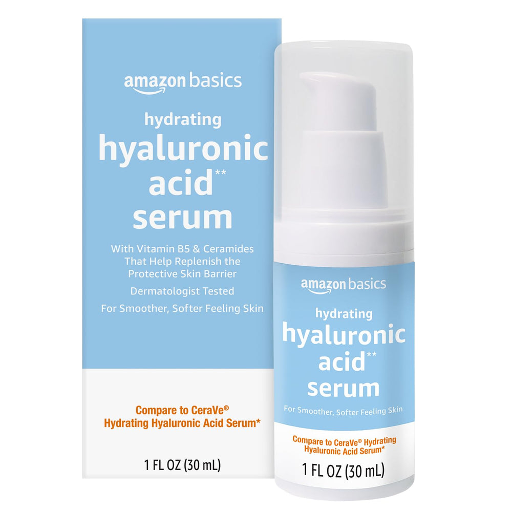 Amazon Basics Sérum Hidratante en botella, dosis diaria suave.