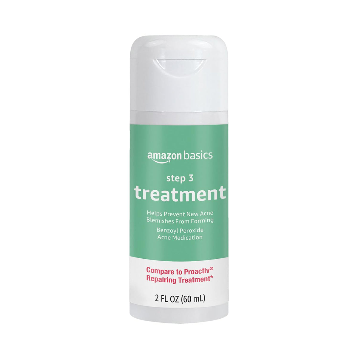 Amazon Basics sistema acne 3 pasos, botella de 2 onzas para uso diario y control de brotes.