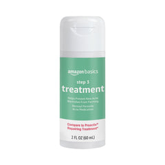 Amazon Basics sistema acne 3 pasos, botella de 2 onzas para uso diario y control de brotes.