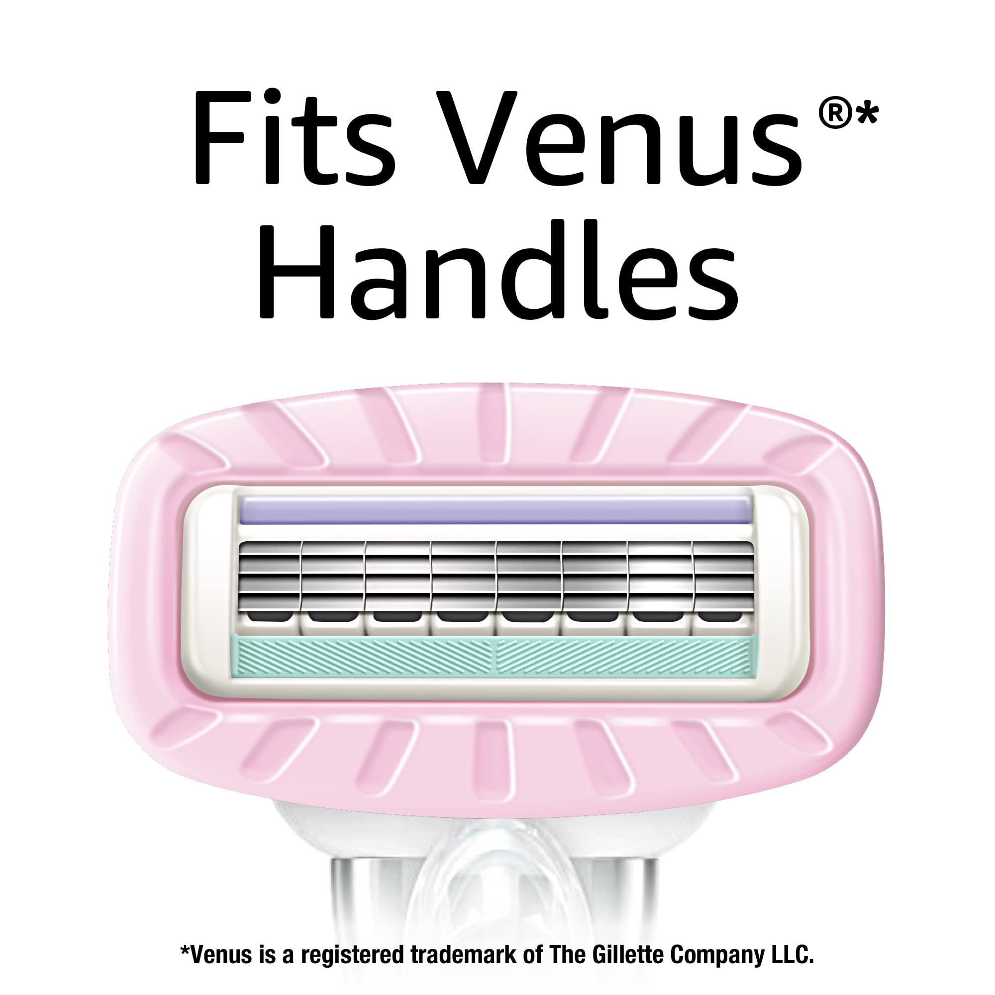 Four coated blades on Amazon Basics razor deliver a close, comfortable shave