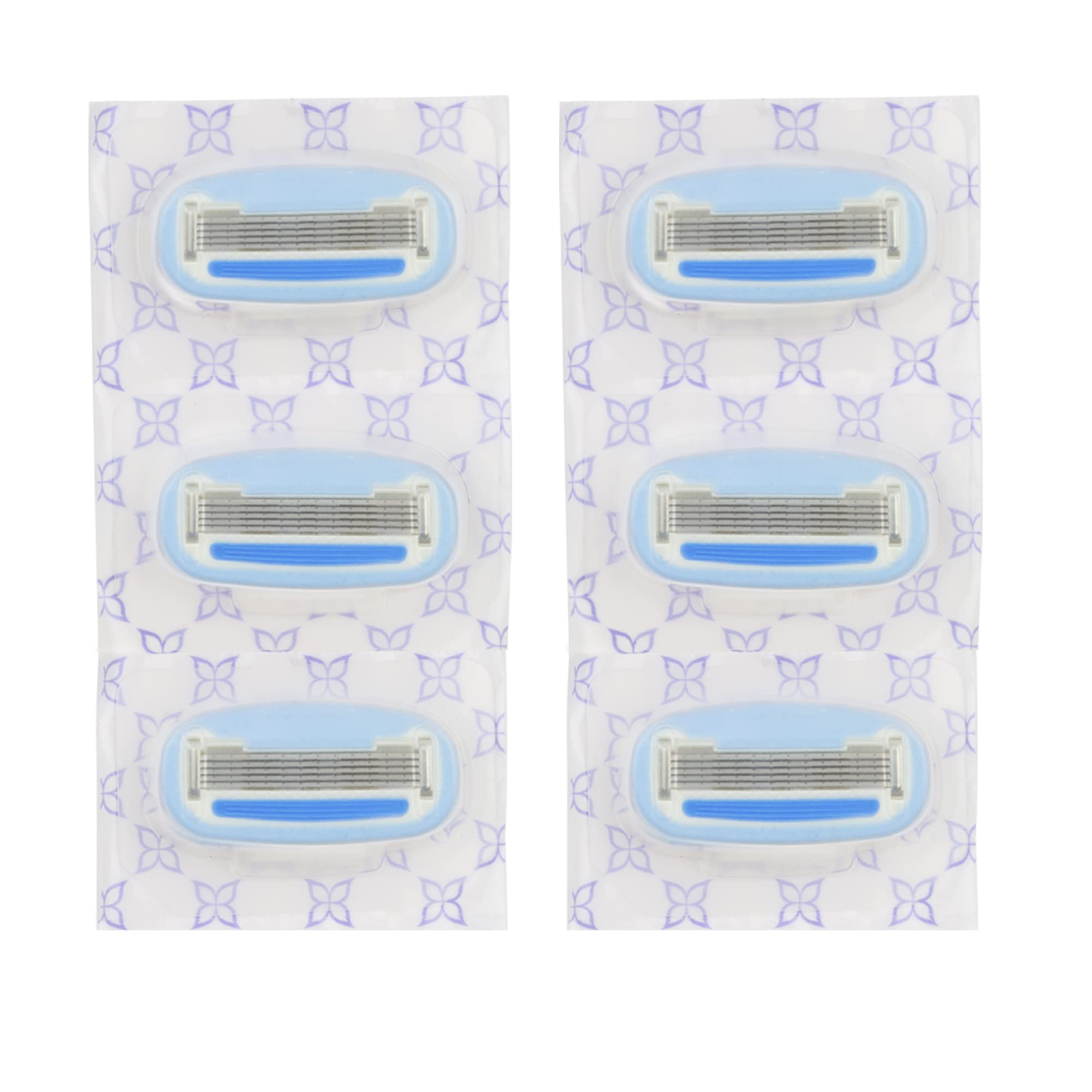 Amazon Basics women's razor refills comfort-coated-blades ideal for sensitive skin.