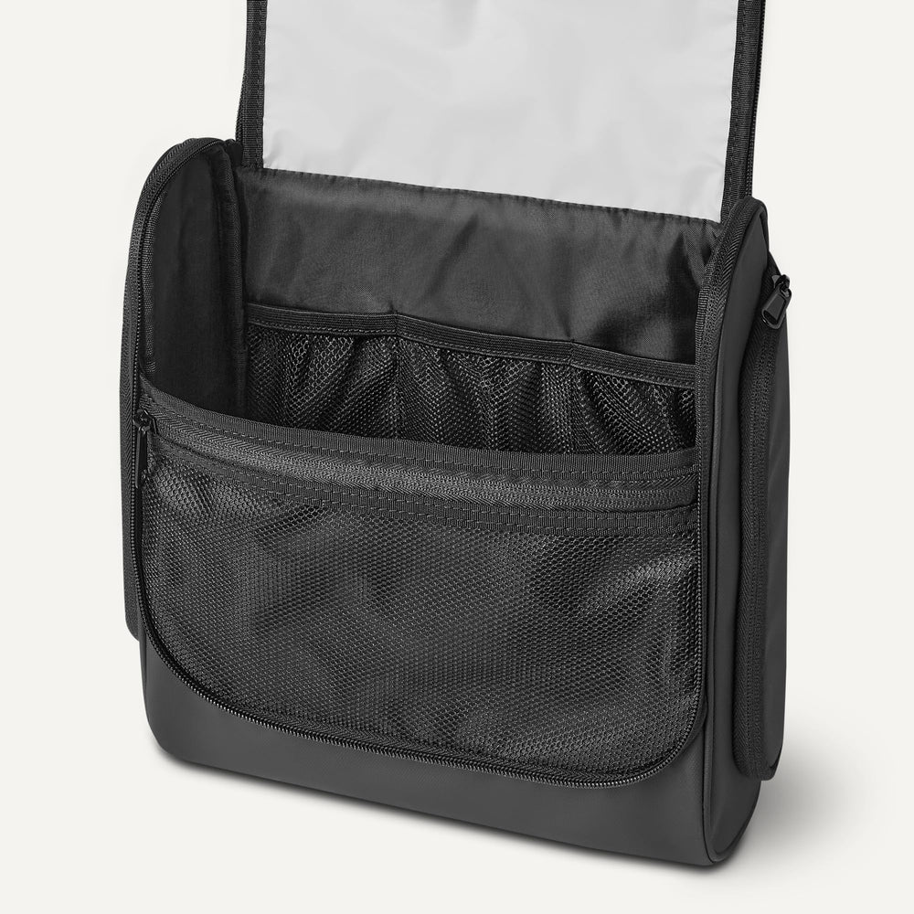 Amazon Essentials travel-accessible bag fits carry-on sizes, ideal for air and road trips.