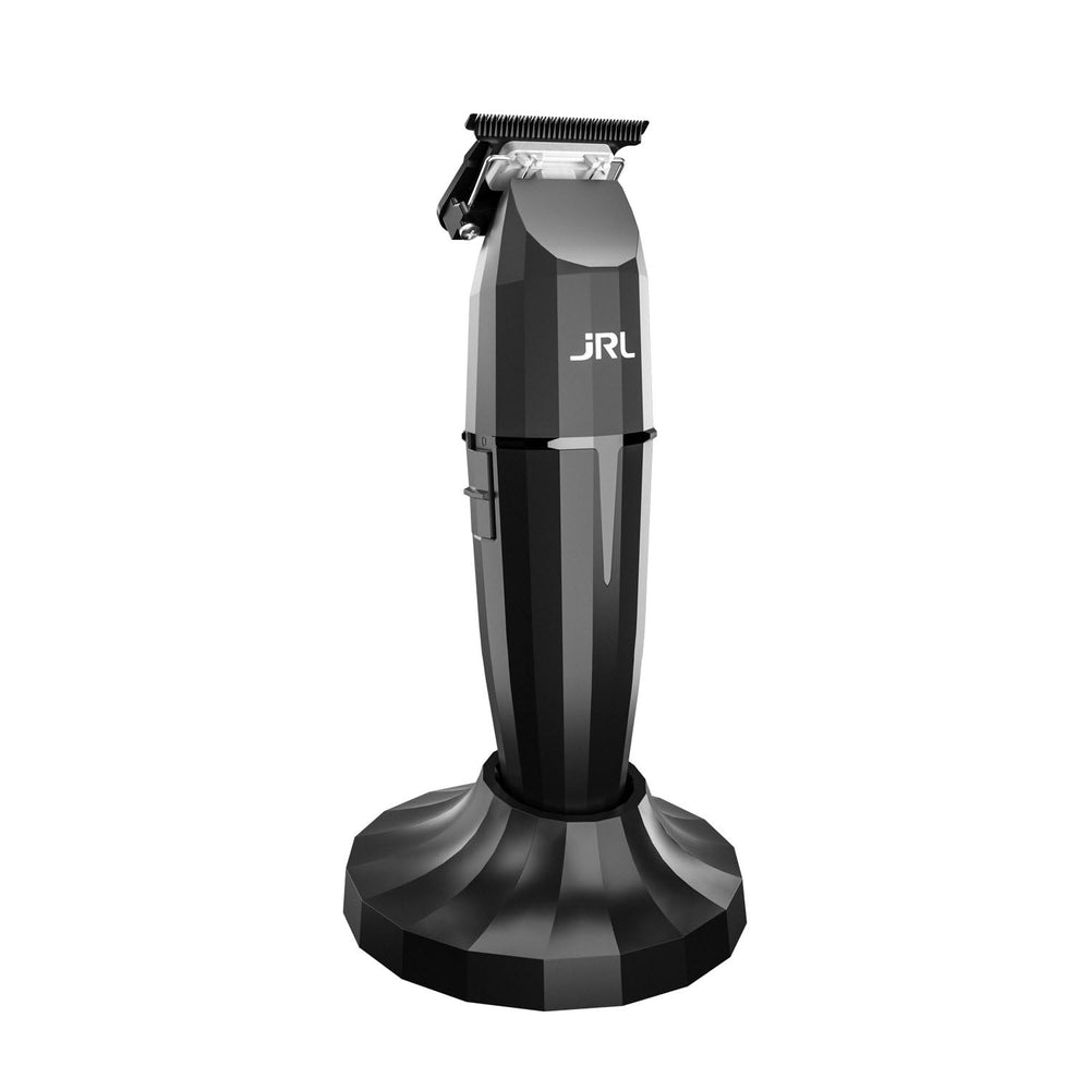 Amazon Series Onyx Professional Cordless Hair Trimmer front view highlights sleek design for precise grooming.