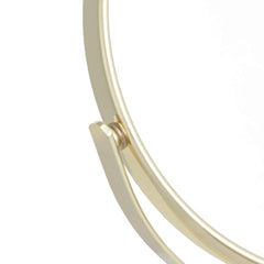 Amazon Basics non-slip base mirror provides stable vanity performance.