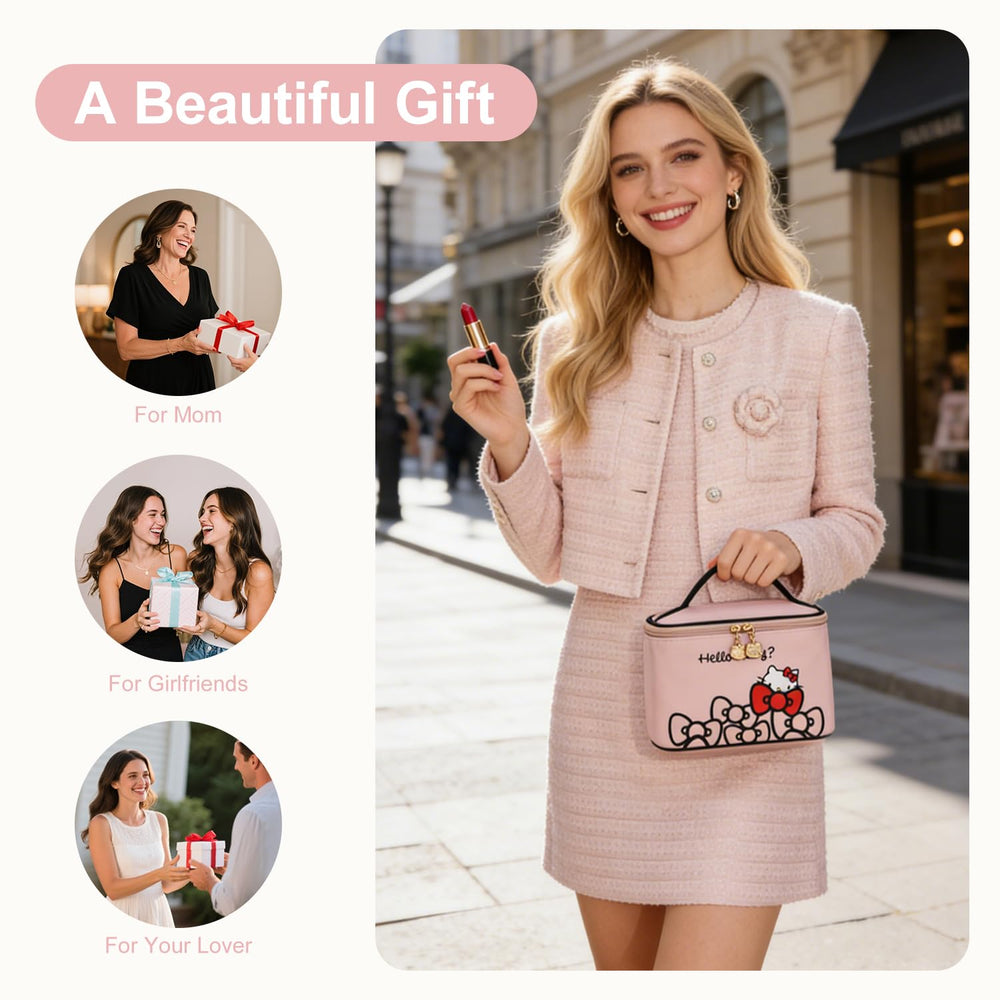 AmBealla makeup bag versatile for travel, lunch, or office storage