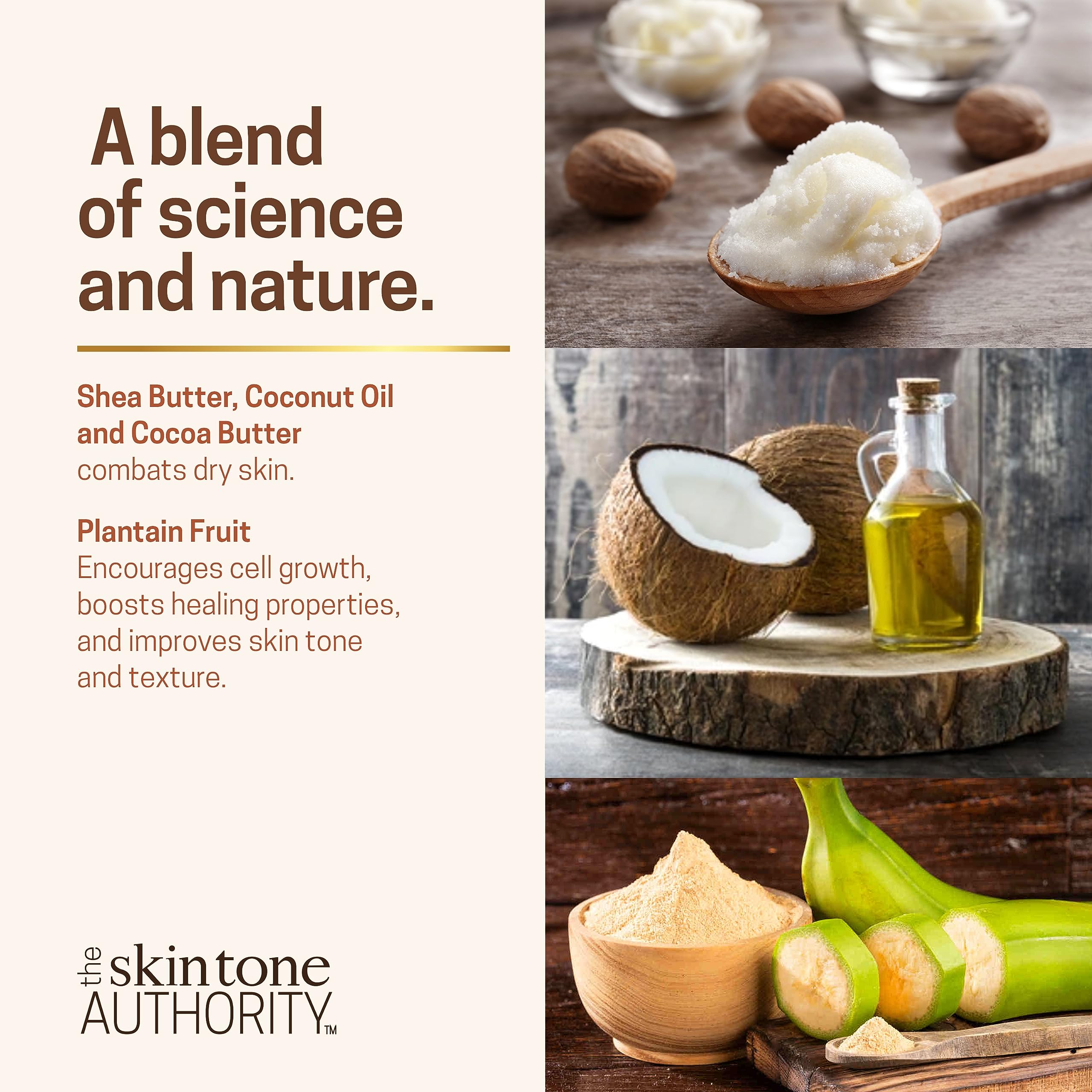 Ambi African Black Soap Bar ingredients shea butter and coconut oil.