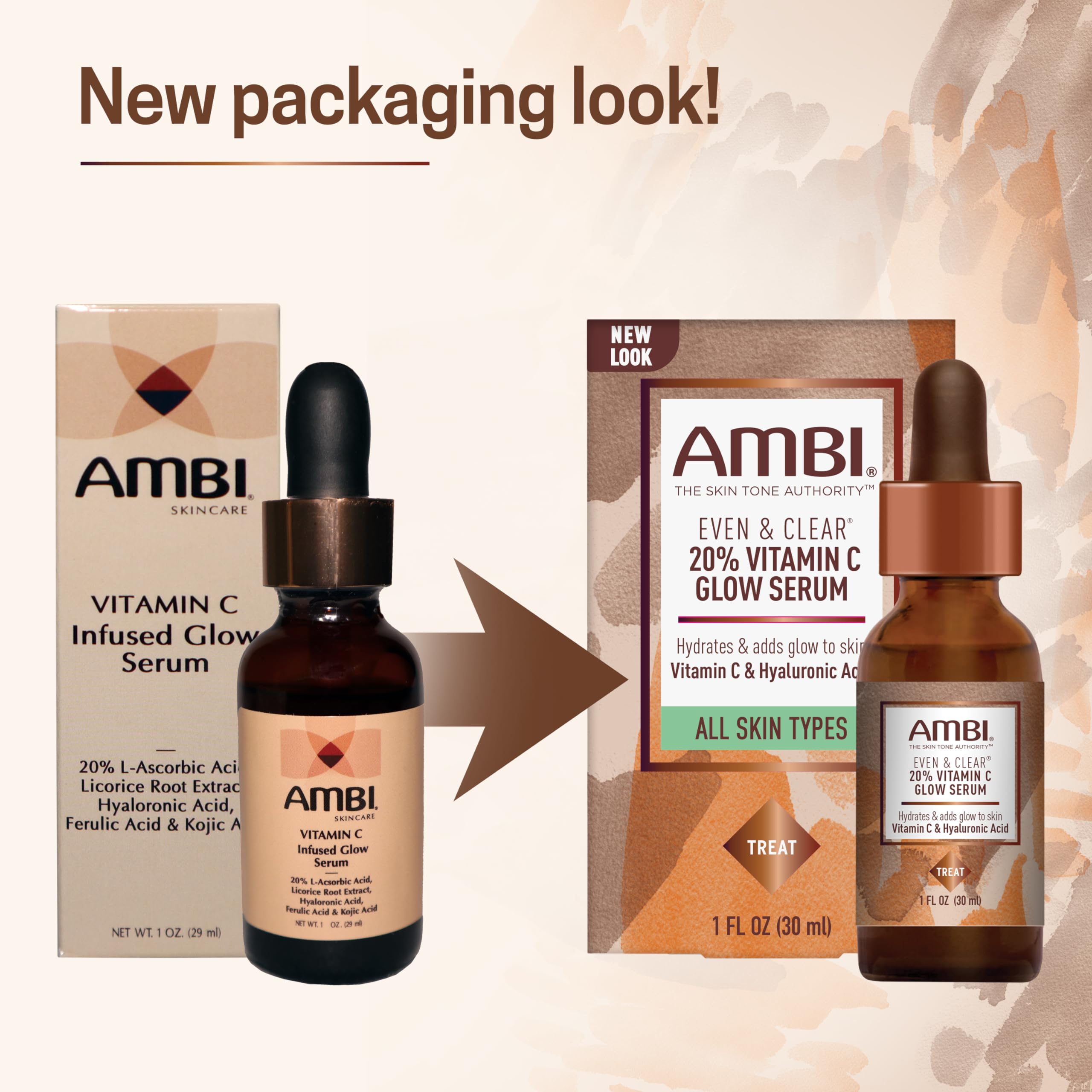 Aplicación del serum Ambi en el rostro para un aspecto suave