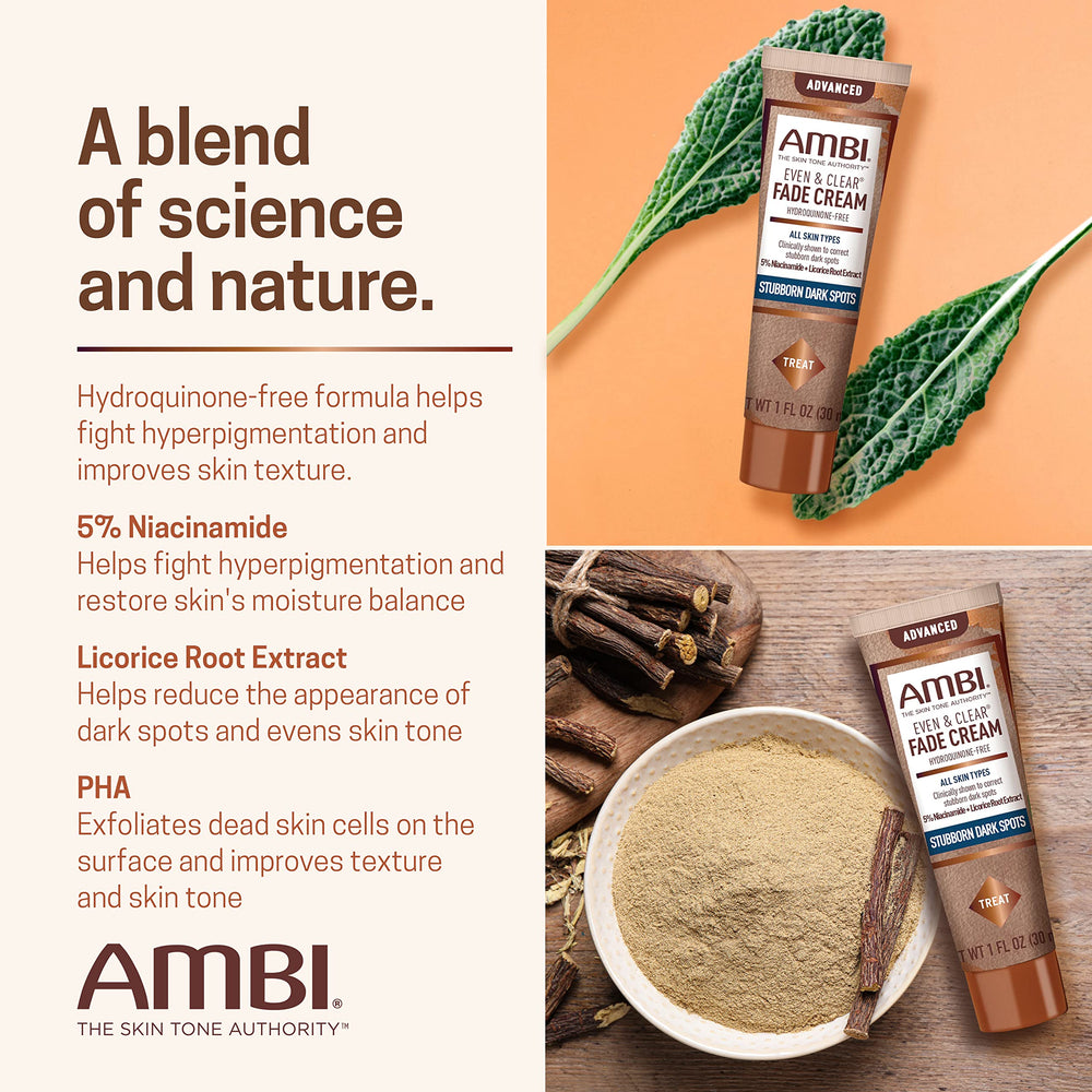 Textura cremosa de Ambi Even & Clear Advanced Fade Cream