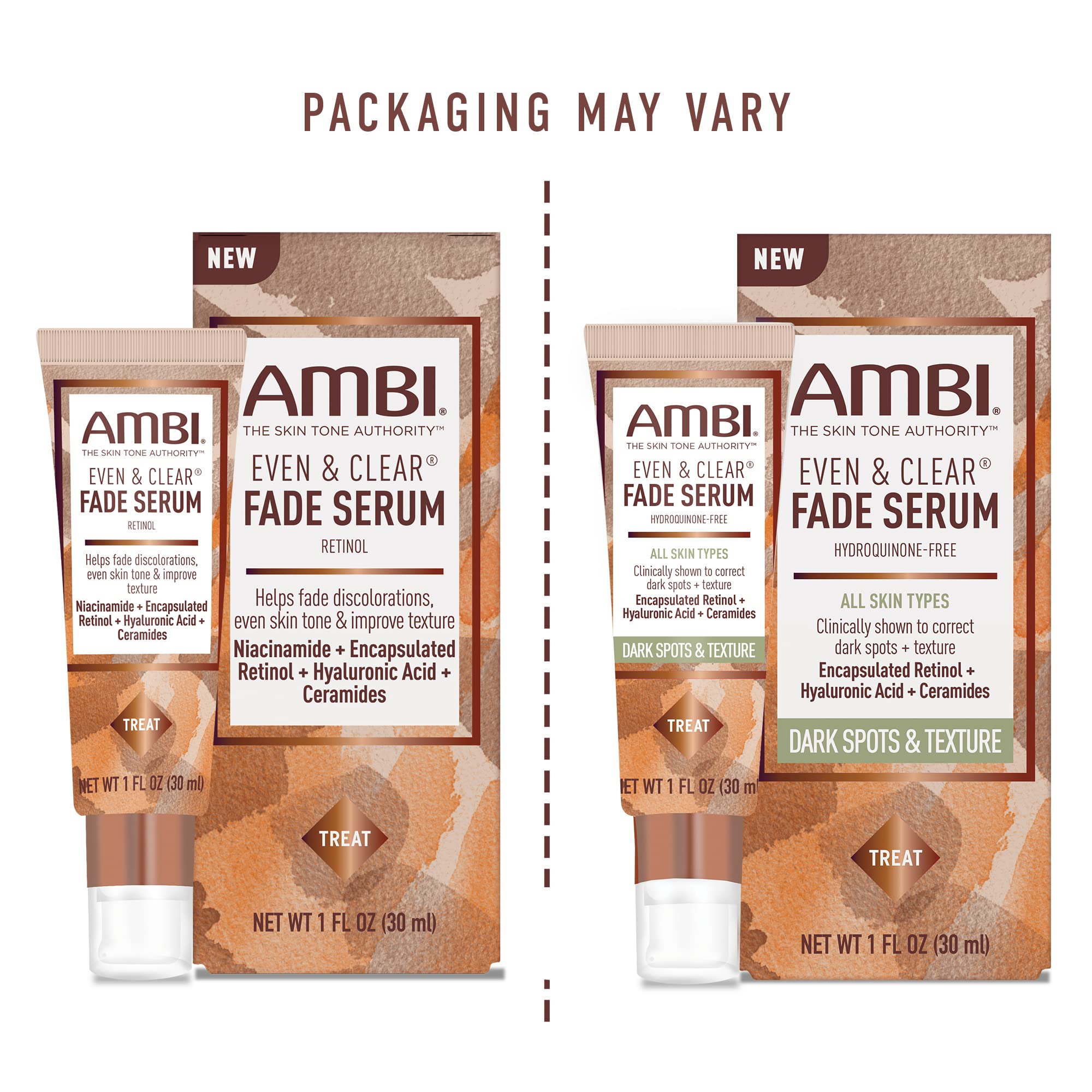 Ambi, ingredientes encapsulados de retinol y ácido hialurónico