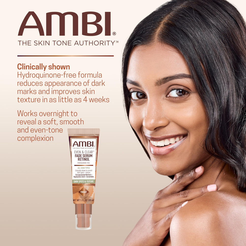 Ambi, textura suave del serum al aplicar en la piel