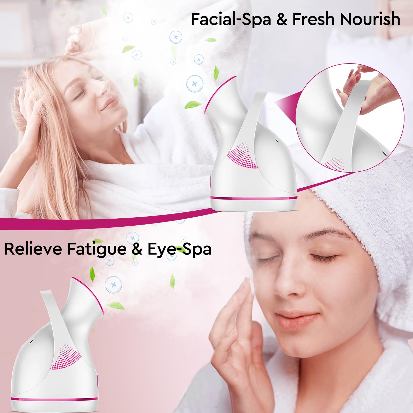 Amconsure steam helps ease sinus congestion with gentle warmth.