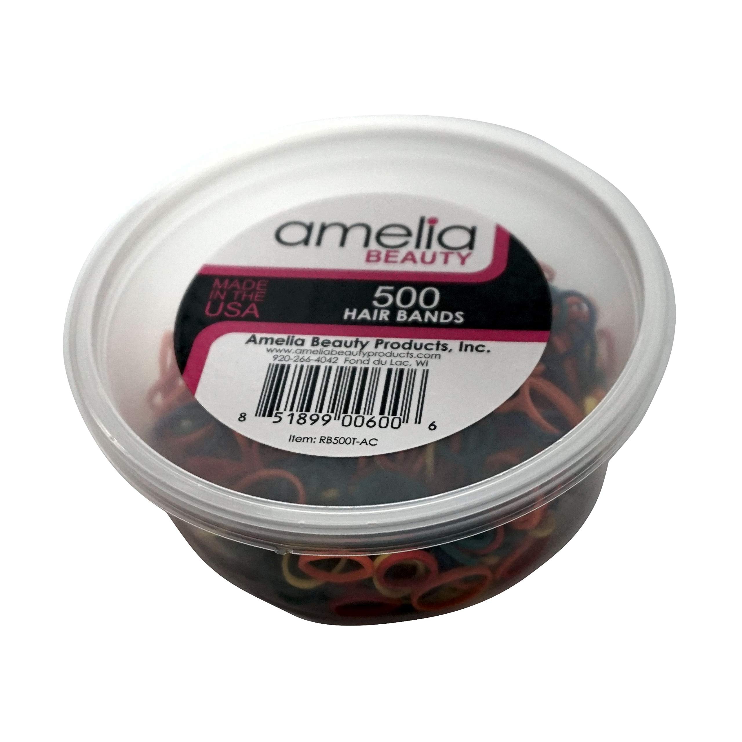 Amelia Beauty reclosable container keeps bands organized for home or travel