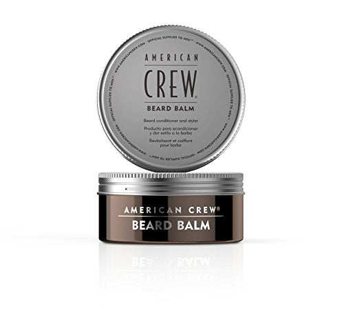 Beard styled with American Crew Balm showing a natural finish