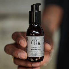 American Crew Beard Conditioner Serum soft-shine highlights natural glow and polished beard